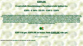 What Edps.de website looks like in 2024 