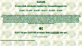 What Easv.de website looked like in 2024 (1 year ago)