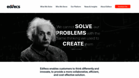 What Edifecs.com website looked like in 2024 (1 year ago)