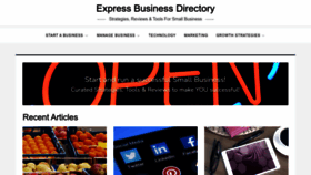 What Expressbusinessdirectory.com website looks like in 2024 