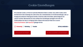 What Erdinger.de website looked like in 2024 (1 year ago)
