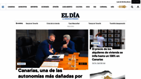 What Eldia.es website looks like in 2024 