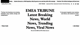 What Emeatribune.com website looks like in 2024 