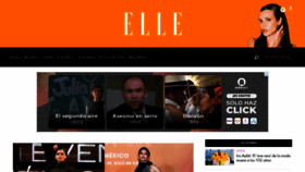 What Elle.mx website looks like in 2024 