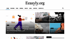 What Easyly.org website looks like in 2024 