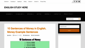 What Englishstudyhere.com website looks like in 2024 