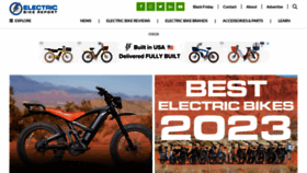 What Electricbikereport.com website looks like in 2024 