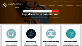 What Easyhosting.nl website looks like in 2024 