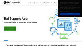 What Esriaustralia.com.au website looked like in 2024 (1 year ago)