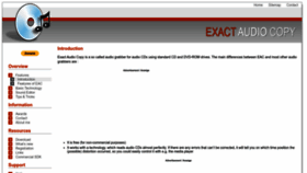 What Exactaudiocopy.de website looks like in 2024 