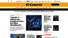 What Elcomercio.com.pe website looks like in 2024 