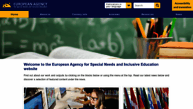 What European-agency.org website looks like in 2024 