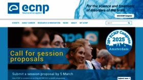 What Ecnp.eu website looks like in 2024 