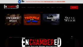 What Enchambered.com website looks like in 2024 