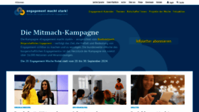 What Engagement-macht-stark.de website looked like in 2024 (2 years ago)