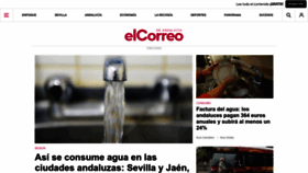 What Elcorreoweb.es website looks like in 2024 