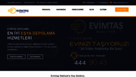 What Evimtasnakliyat.com.tr website looks like in 2024 