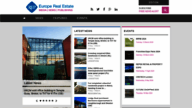 What Europe-re.com website looks like in 2024 