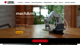 What Elephantrobotics.com website looks like in 2024 