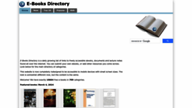 What E-booksdirectory.com website looks like in 2024 