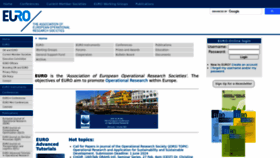 What Euro-online.org website looks like in 2024 