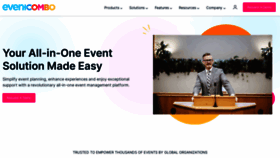 What Eventcombo.com website looks like in 2024 