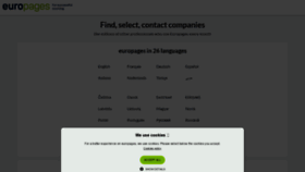 What Europages.com website looks like in 2024 
