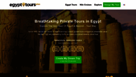 What Egypttoursplus.com website looks like in 2024 