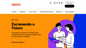 What Escrevendoofuturo.org.br website looks like in 2024 