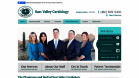 What Eastvalleycardiology.com website looks like in 2024 