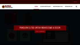 What Elitag.untag-sby.ac.id website looks like in 2024 