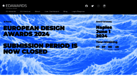 What Europeandesign.org website looks like in 2024 