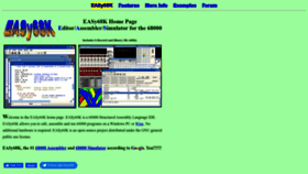 What Easy68k.com website looks like in 2024 