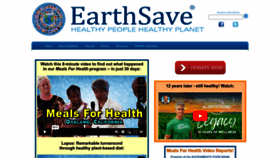 What Earthsave.org website looks like in 2024 