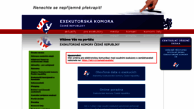 What Ekcr.cz website looks like in 2024 