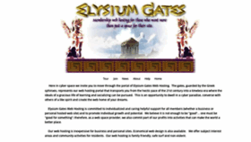 What Elysiumgates.com website looks like in 2024 