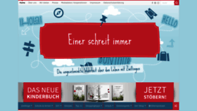 What Einerschreitimmer.com website looks like in 2024 