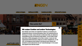 What Engen.de website looks like in 2024 