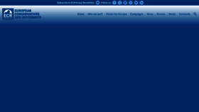 What Ecrgroup.eu website looks like in 2024 