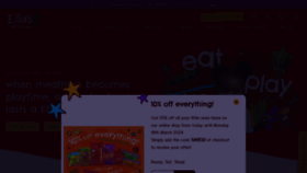 What Ellaskitchen.com website looks like in 2024 