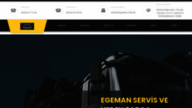 What Egemanservis.com website looks like in 2024 