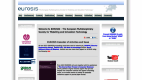 What Eurosis.org website looks like in 2024 
