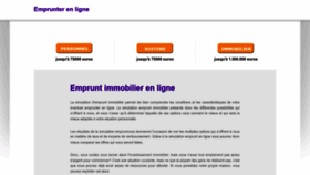 What Emprunterenligne.org website looks like in 2024 