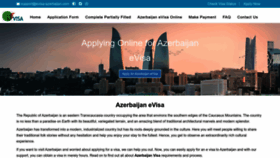What Evisa-azerbaijan.com website looks like in 2024 