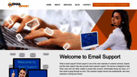 What Emailsupport.us website looks like in 2024 