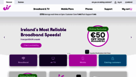 What Eircom.net website looked like in 2024 (1 year ago)
