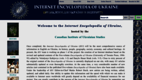 What Encyclopediaofukraine.com website looks like in 2024 