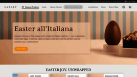 What Eataly.com website looks like in 2024 