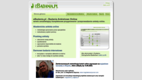 What Ebadania.pl website looks like in 2024 