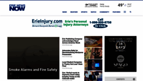 What Erietvnews.com website looks like in 2024 